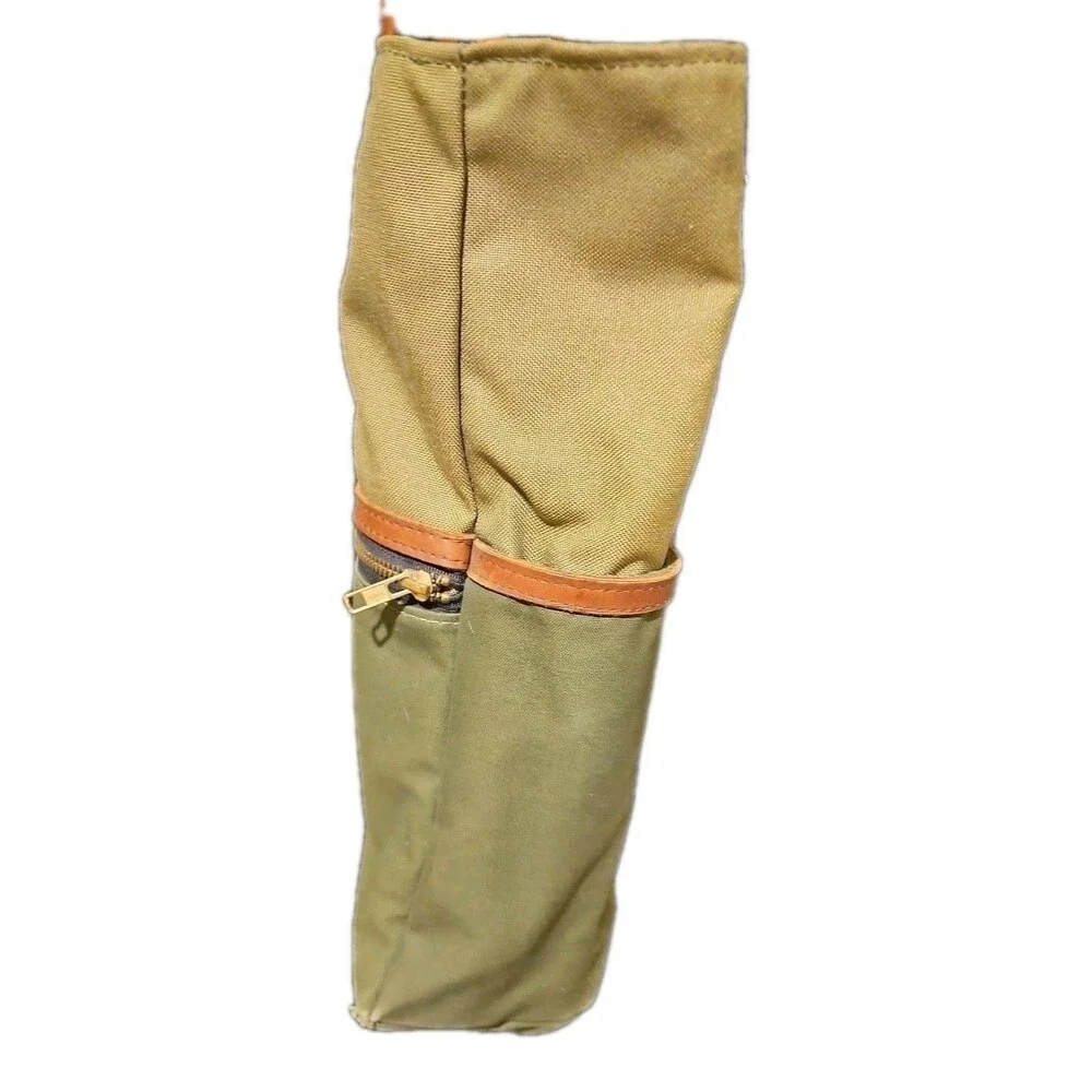 Sword & Plough Green Canvas And Leather Signature Tote Bag, Made In USA - Picture 10 of 11